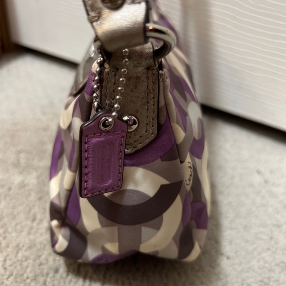 Coach 43315 Madison Sabrina Scarf Print Optic Chainlink Mini Shoulder Bag - Picture 3 of 13